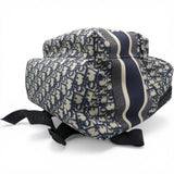 Christian Dior Oblique Diortravel Backpack Blue 