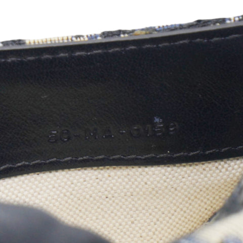 Christian Dior Oblique Saddle Belt Pouch Blue 