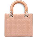 Christian Dior Patent Cannage Medium Lady Dior Light Pink 