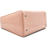 Christian Dior Patent Cannage Medium Lady Dior Light Pink 