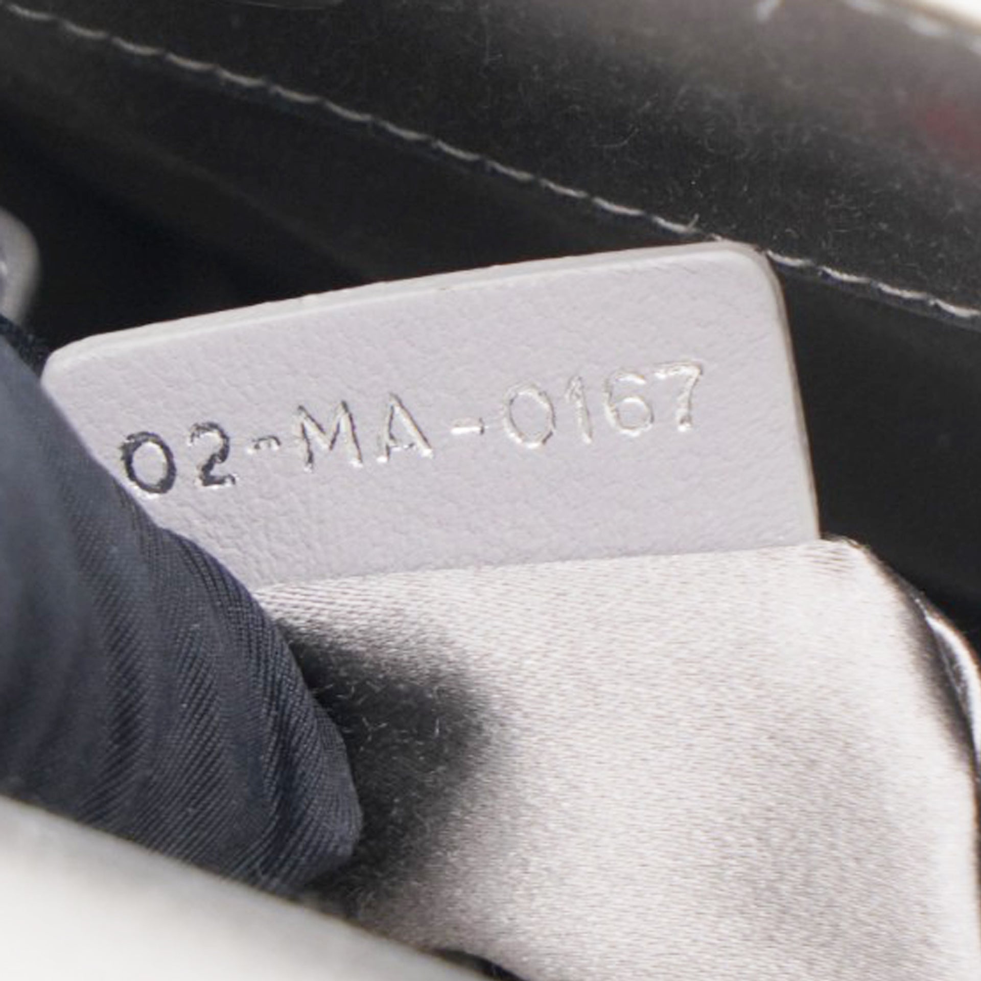 Christian Dior Satin Crystal Cannage Mini Lady Dior