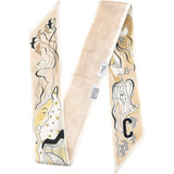 Christian Dior Silk Mitzah ABCDIOR C Scarf Pink 