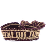 Christian Dior Woven Cotton J'Adior Friendship Bracelet Red 