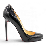Christian Louboutin Black Patent Leather Merci Allen Pumps Size36.5 