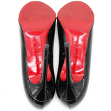 Christian Louboutin Black Patent Leather Merci Allen Pumps Size36.5 