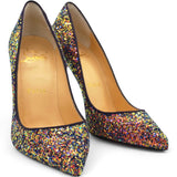 Christian Louboutin Glitter Milkyway Pigalle Follies 100 Pumps Multicolor Size 34.5 