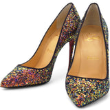 Christian Louboutin Glitter Milkyway Pigalle Follies 100 Pumps Multicolor Size 34.5 
