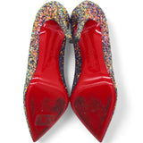 Christian Louboutin Glitter Milkyway Pigalle Follies 100 Pumps Multicolor Size 34.5 