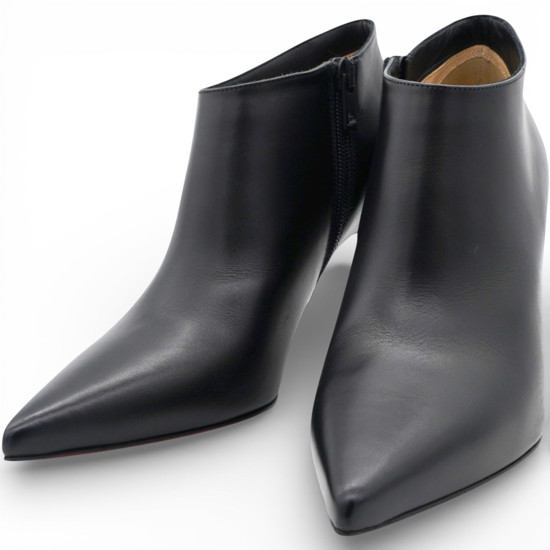 Christian Louboutin Gorgona 85 Leather Ankle Boots Size37 