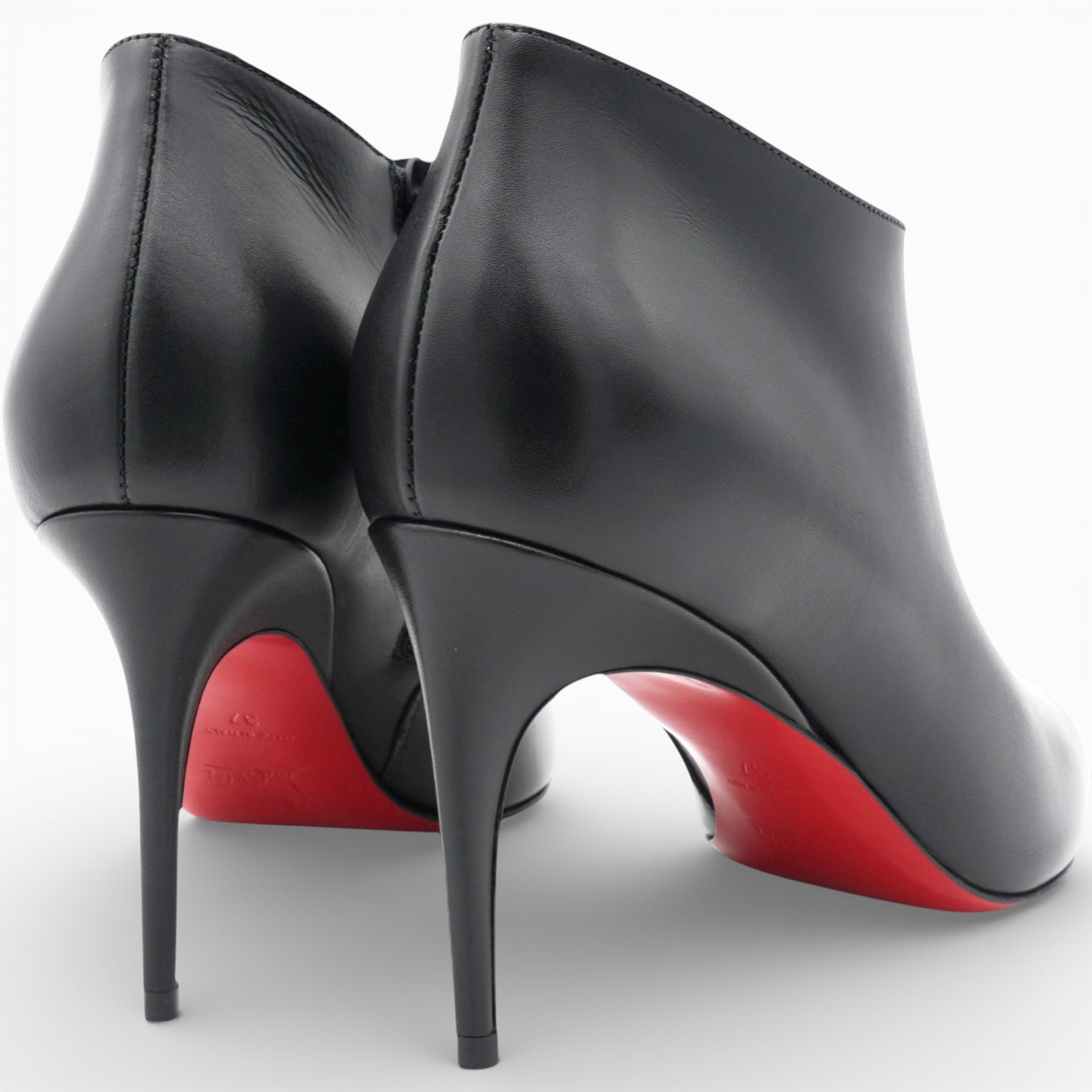 Christian Louboutin Gorgona 85 Leather Ankle Boots Size37 