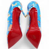 Christian Louboutin  Patent Loubi Odyssey Hot Chick Pumps Multicolor Size37.5 