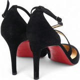 Christian Louboutin Suede Maltaise Pumps Black Size37 
