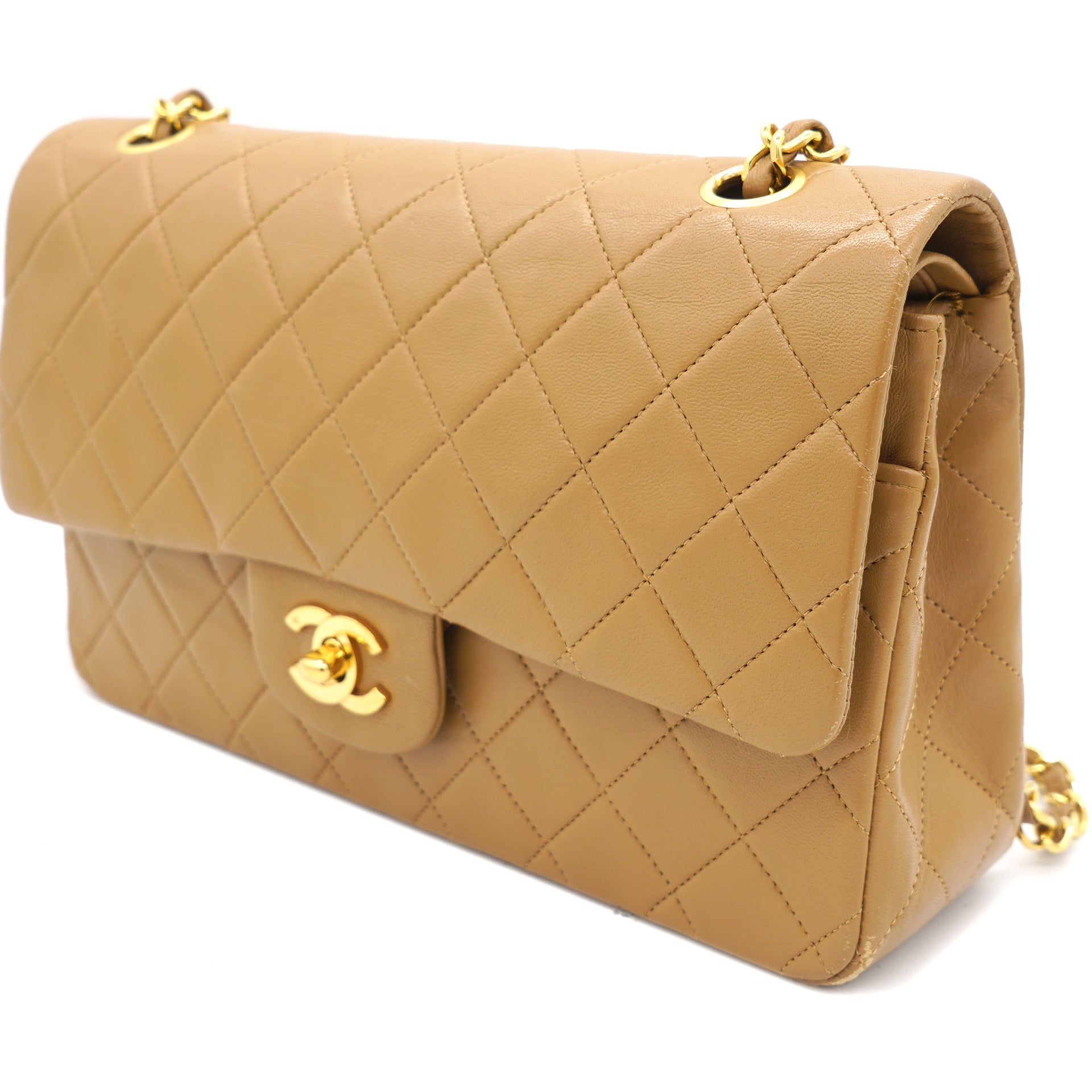Chanel Classic Flap Shoulder Bag Medium Brown – STYLISHTOP
