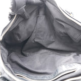 Leather Medium Paddington Satchel Black