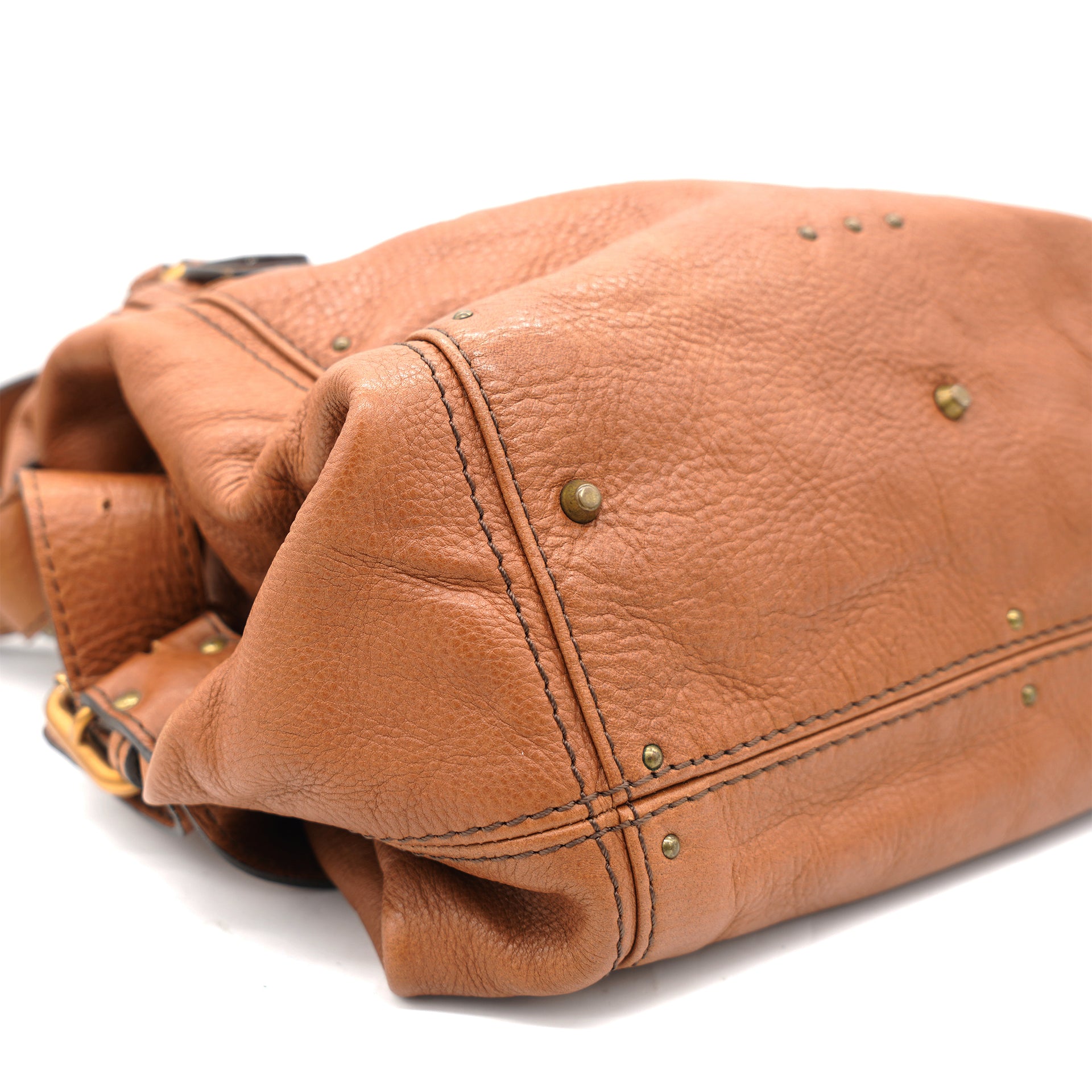 Brown Leather Large Paddington Shoulder Bag
