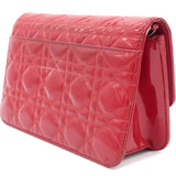 Red Quilted Patent Miss Dior Flap Bag