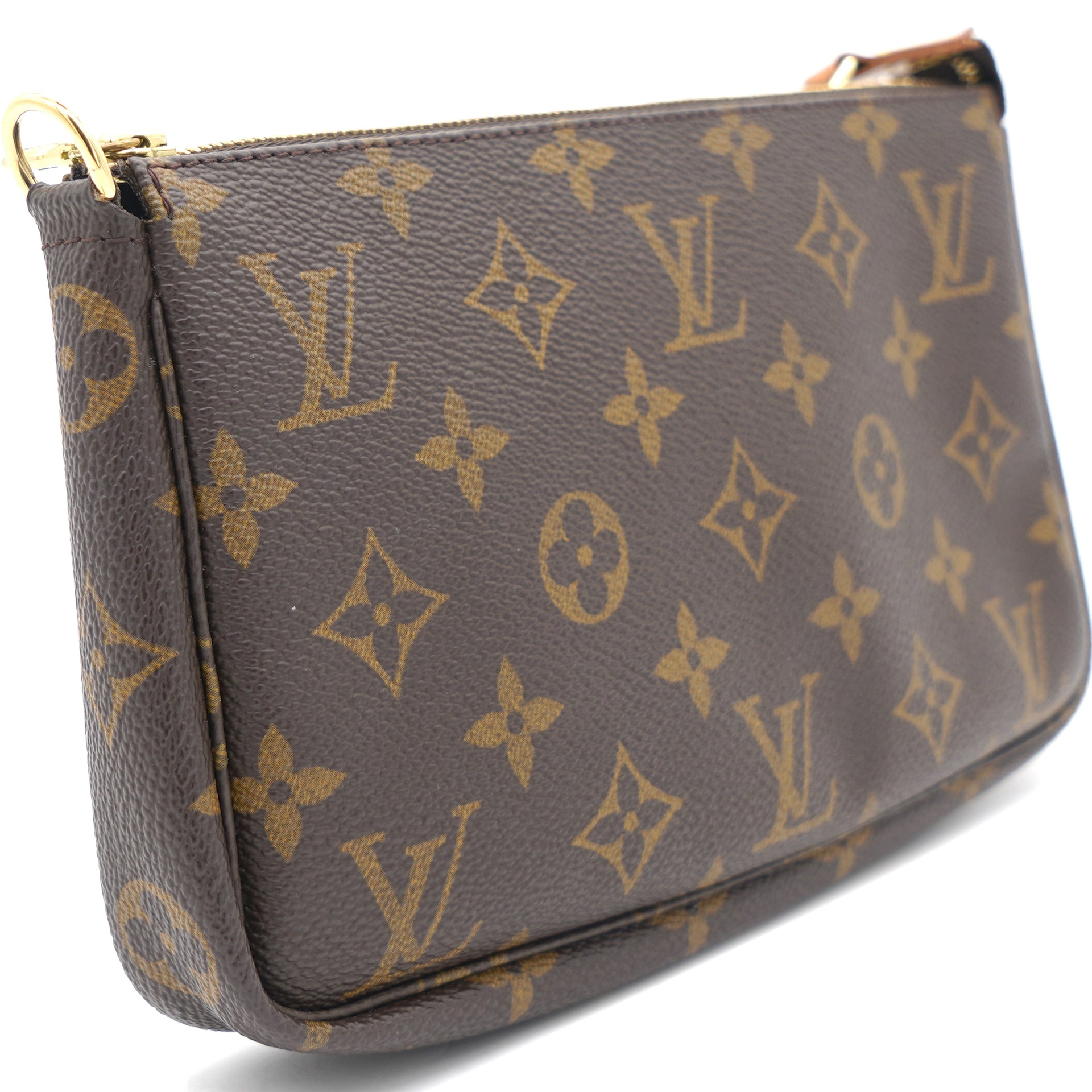 Louis Vuitton Brown Monogram Canvas Pochette Accessoires Shoulder Bag –  STYLISHTOP