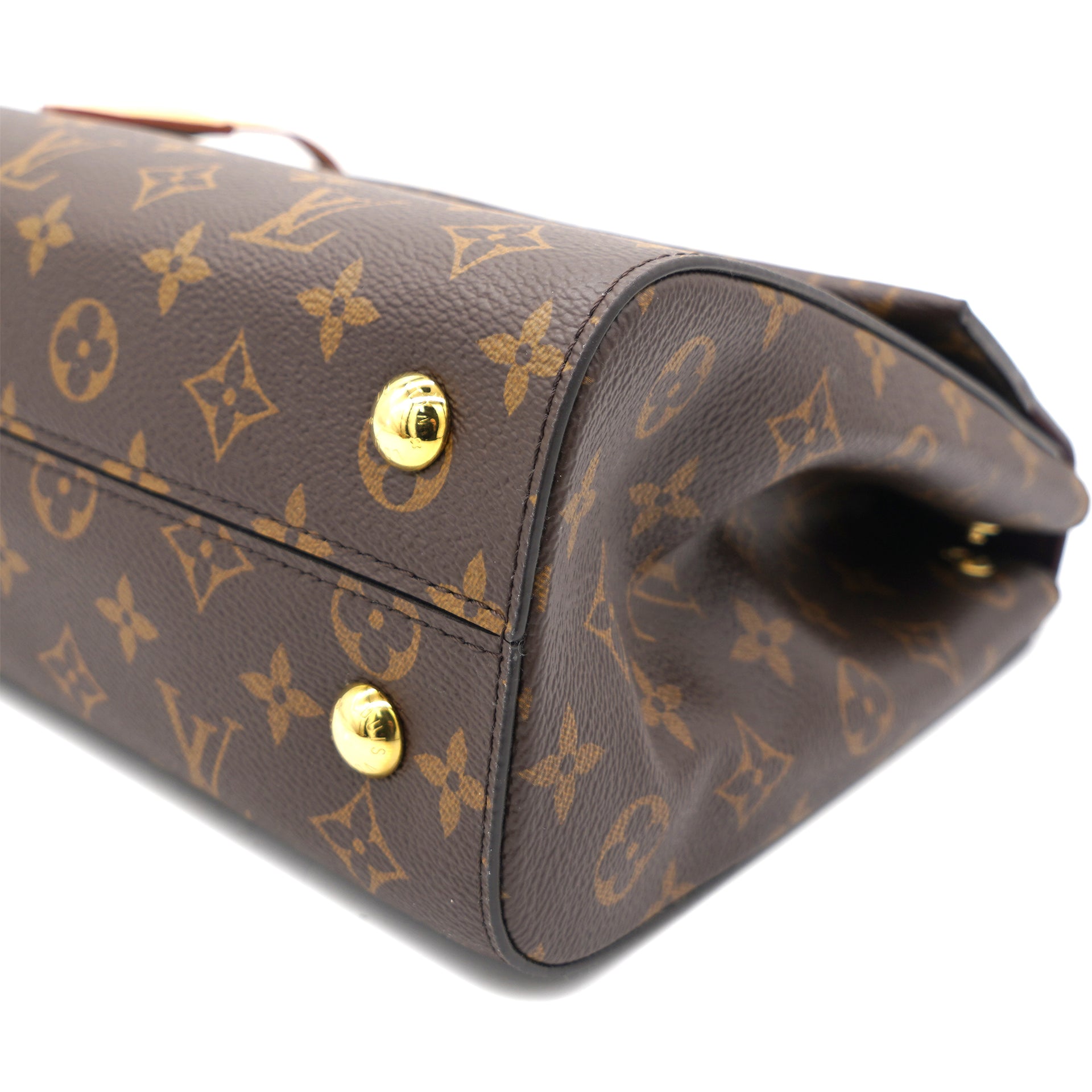 Louis Vuitton Monogram Clutch Blue in Calfskin Leather with Gold-tone - US