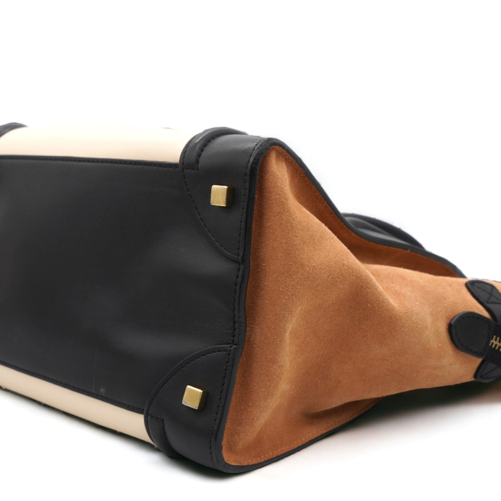 Medium Micro Luggage Tan Beige Bag