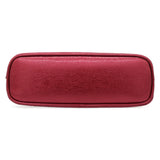 Leather Travel Bag Red