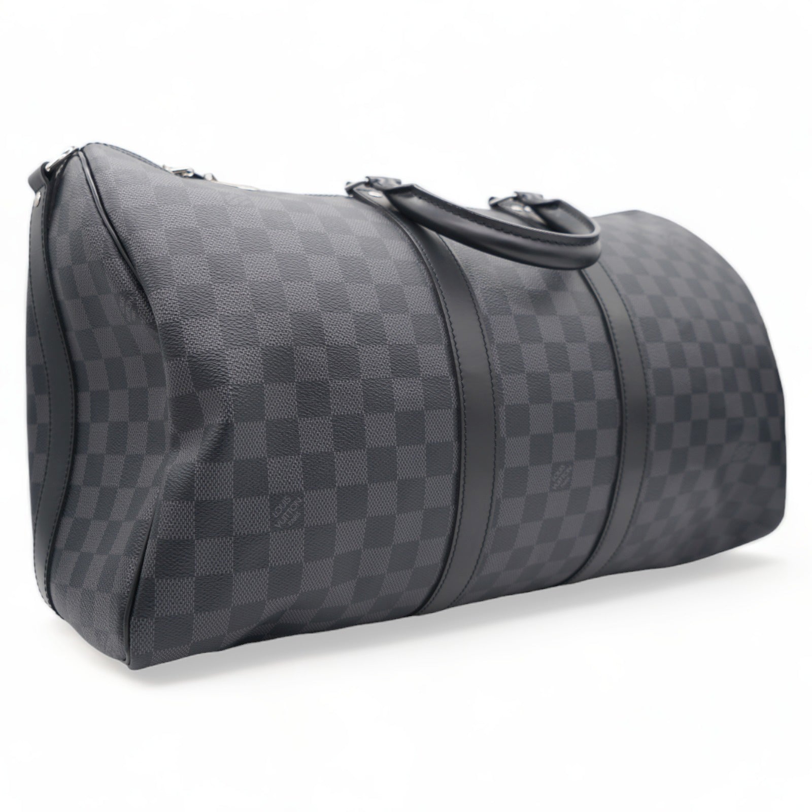 Louis Vuitton Keepall Bandouliere Damier Travel Bag Black 45 - Allu USA