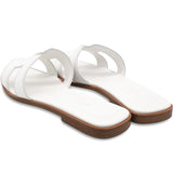 Calfskin Oran Sandals White 38
