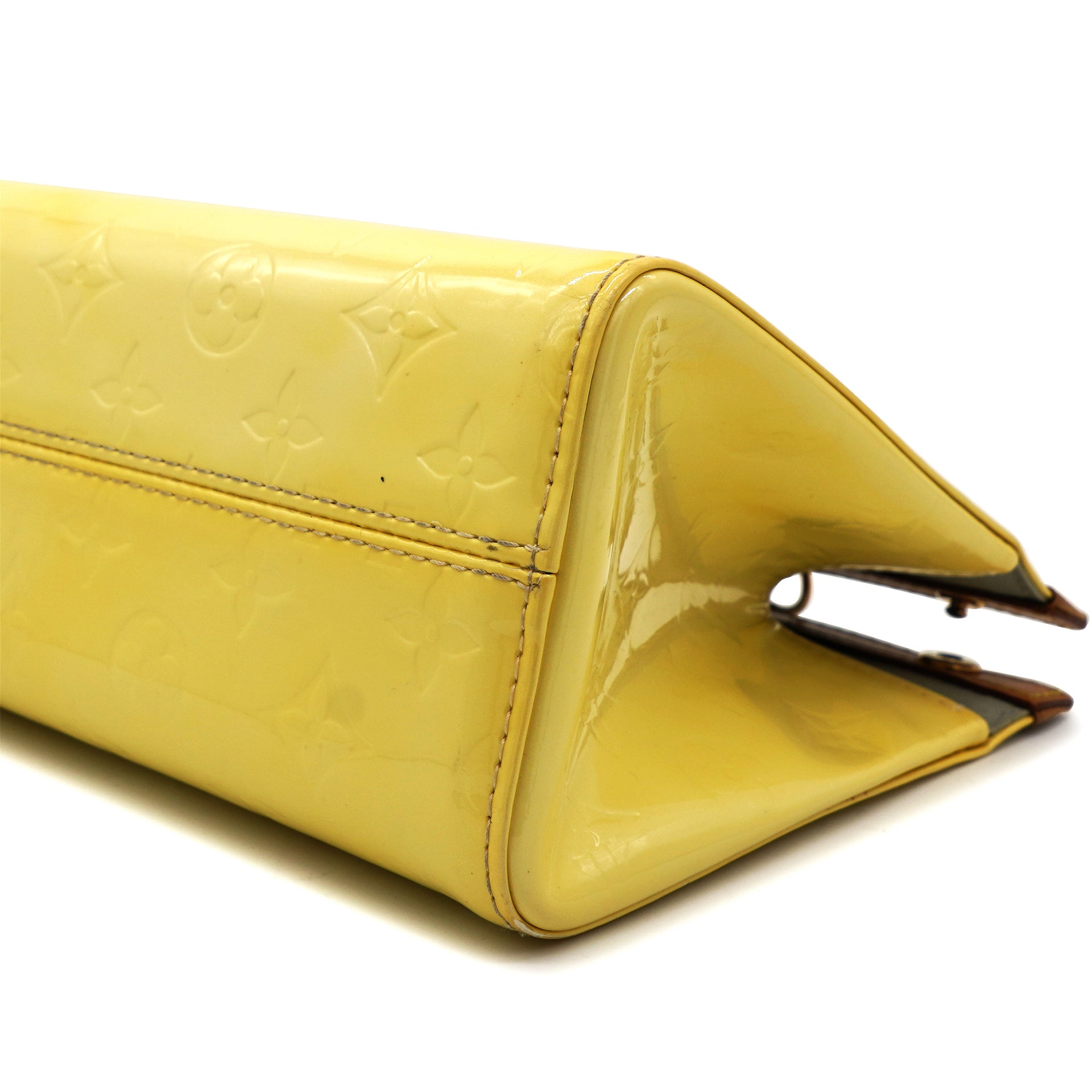 LOUIS VUITTON Monogram Vernis Roxbury Drive Hand Bag Perle M91374 LV Auth  37296 Patent leather ref.833150 - Joli Closet