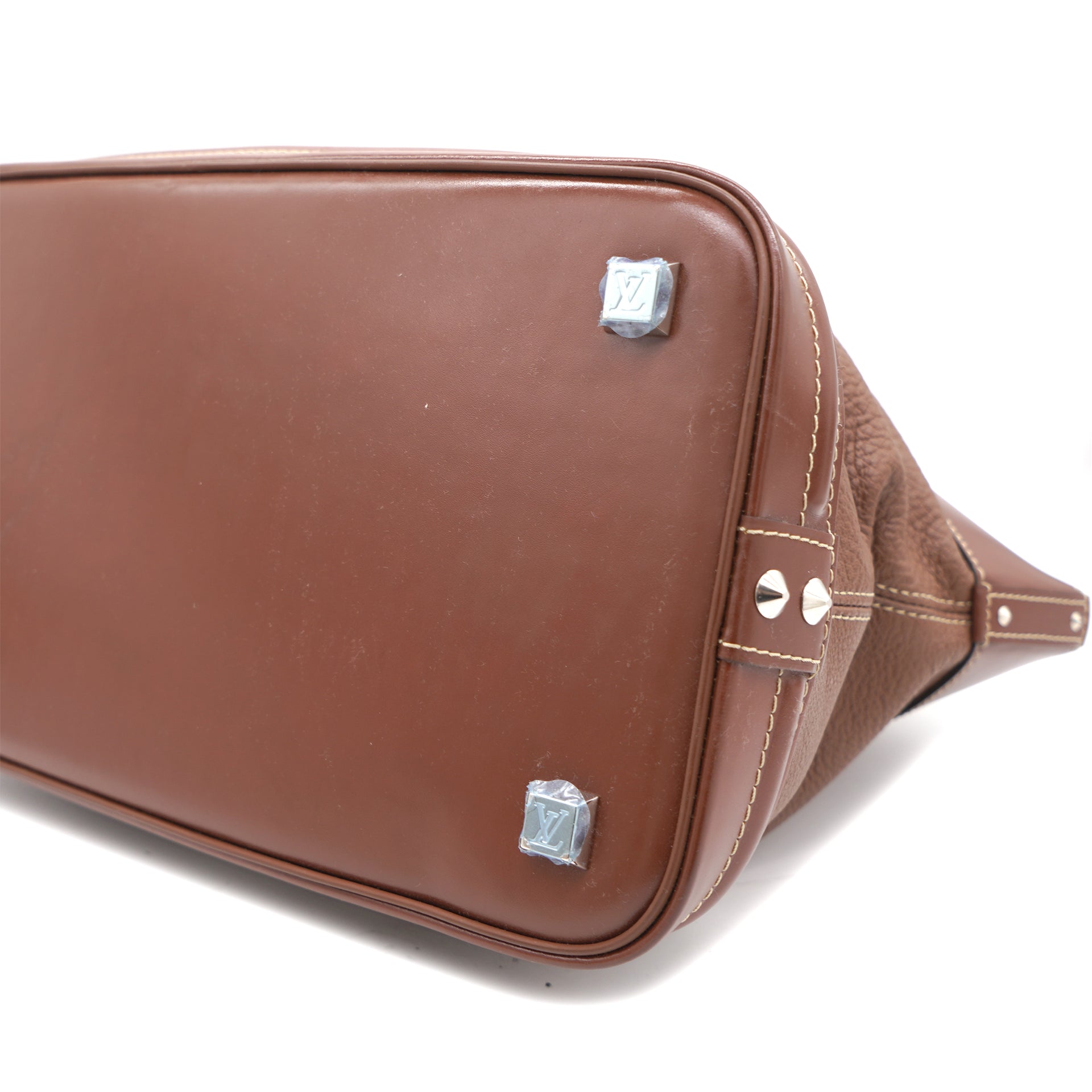 Brown Suhali Leather Lockit MM Bag