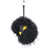 Fox Fur Monster Bag Bug Cube Charm Black