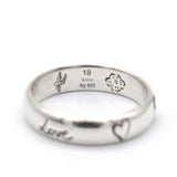 "Blind For Love" ring in silver
