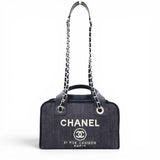 Denim Deauville Bowling Bag Navy