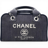 Denim Deauville Bowling Bag Navy
