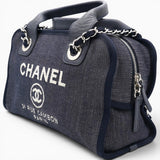Denim Deauville Bowling Bag Navy