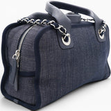 Denim Deauville Bowling Bag Navy