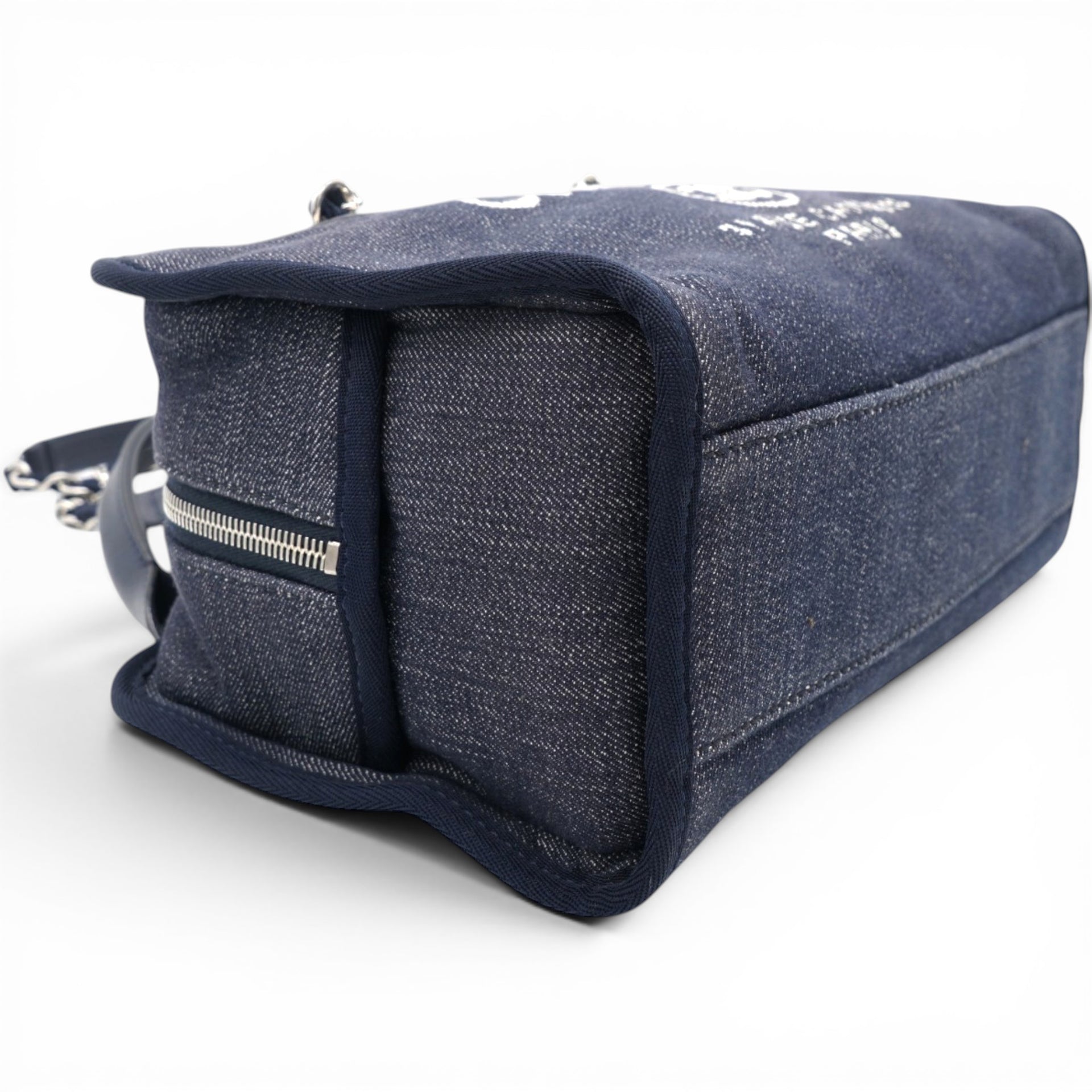 Denim Deauville Bowling Bag Navy