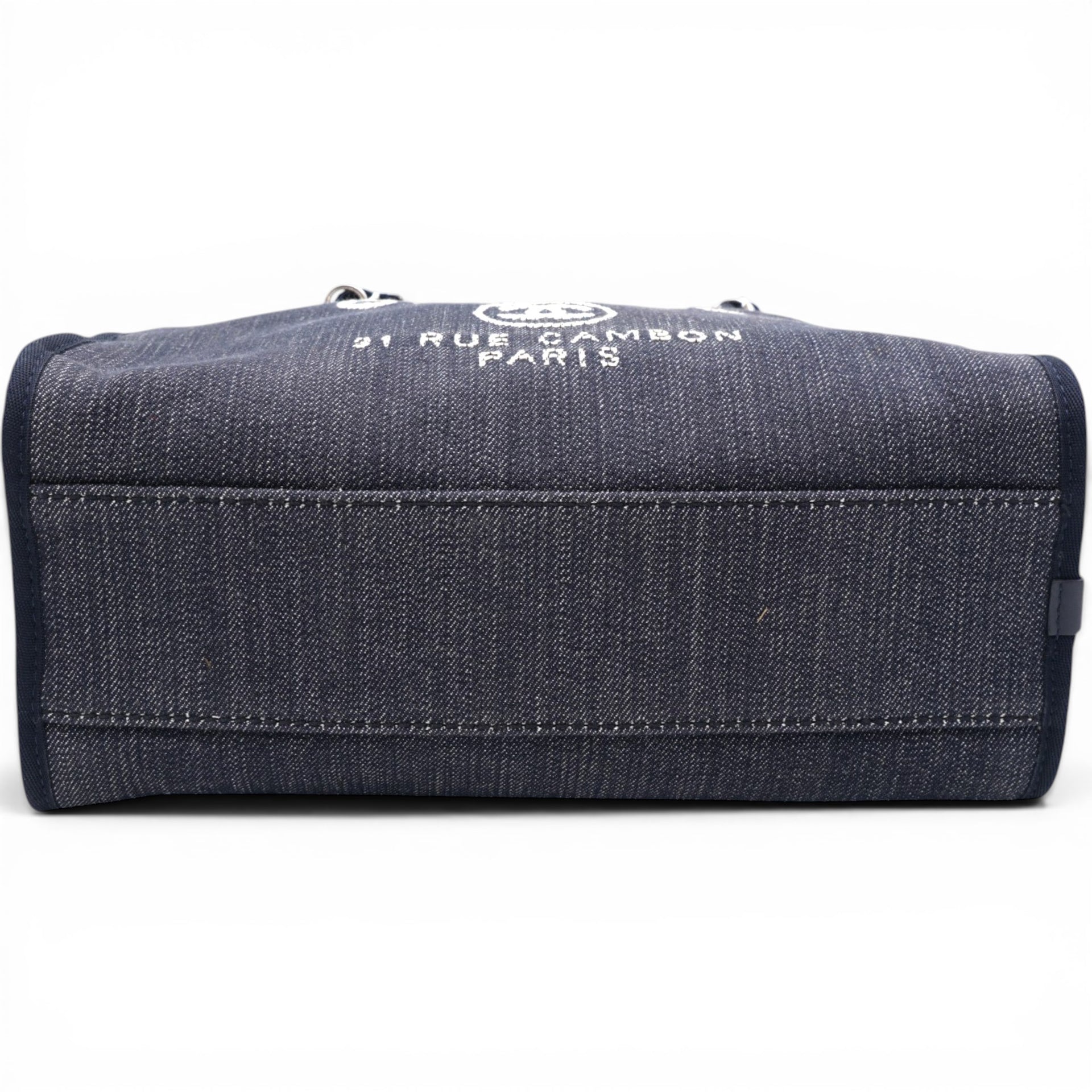 Denim Deauville Bowling Bag Navy