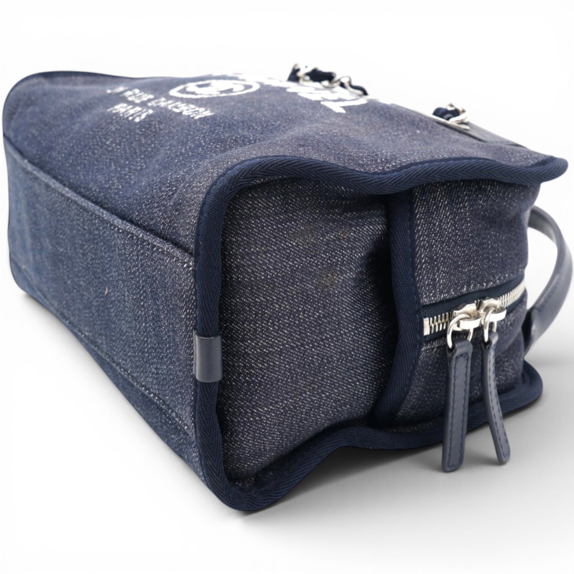 Denim Deauville Bowling Bag Navy