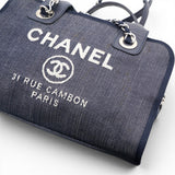 Denim Deauville Bowling Bag Navy