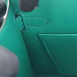 Green Epsom Leather Gold Hardware Mini II Kelly Bag