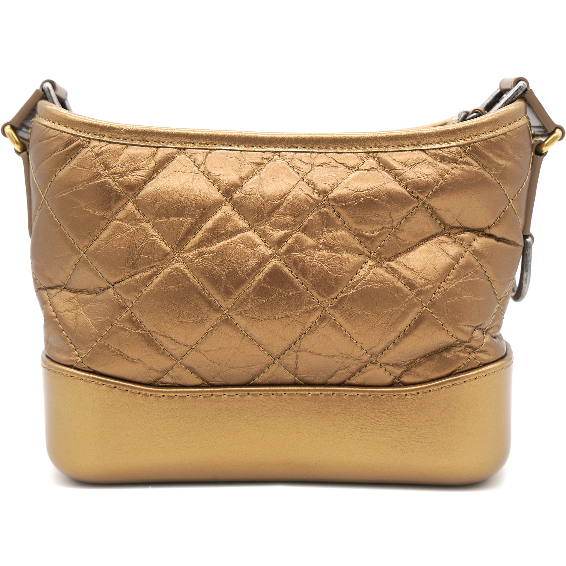 Chanel Aged Calfskin Quilted Small Gabrielle Hobo Bronze – STYLISHTOP