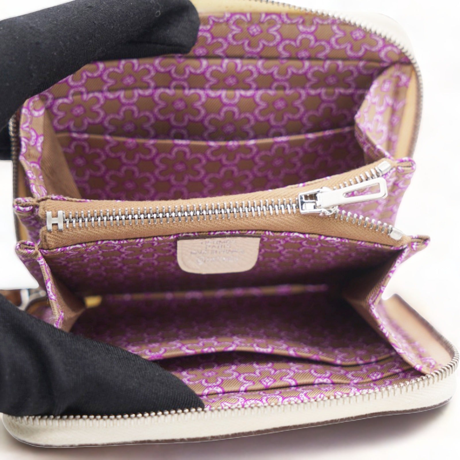 Epsom Silk'In Compact Wallet Nata
