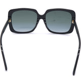 GG0728SA Black Square Rhinestones Detail Sunglasses