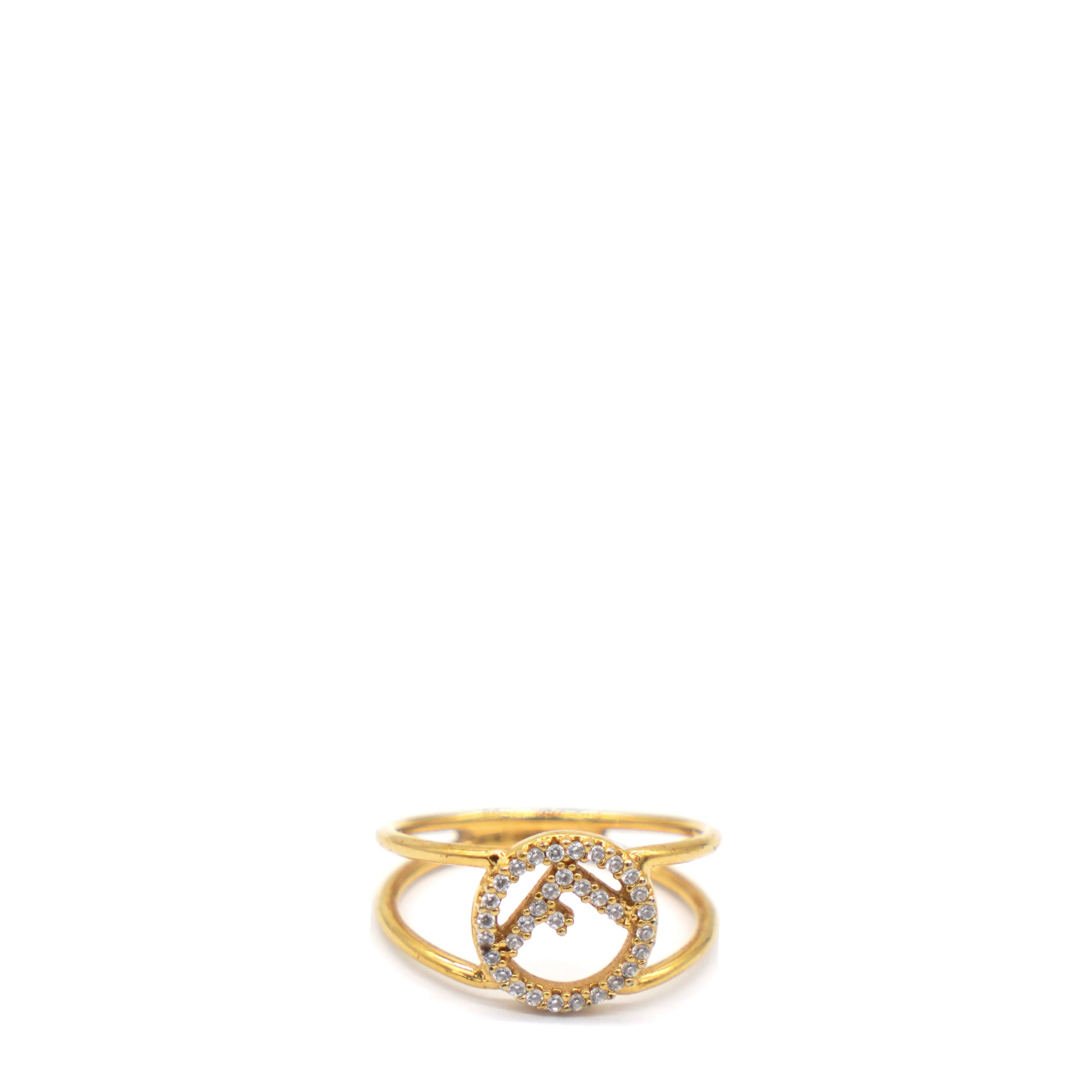 Mini Pave Disc Ring Silver – J&CO Jewellery