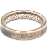 Tiffany 1837 Silver Band Ring Size 56