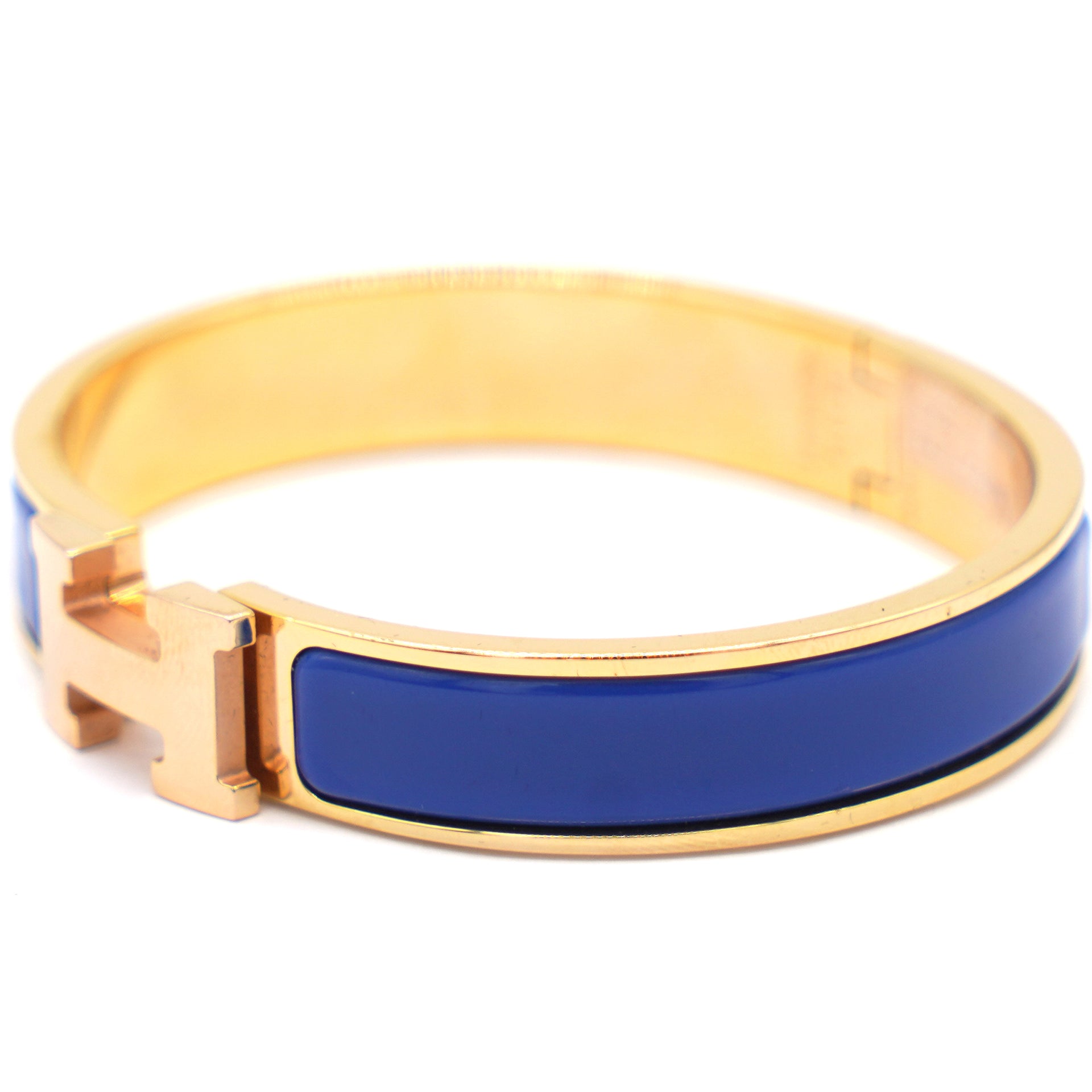 Clic H Blue Rose Gold Bracelet