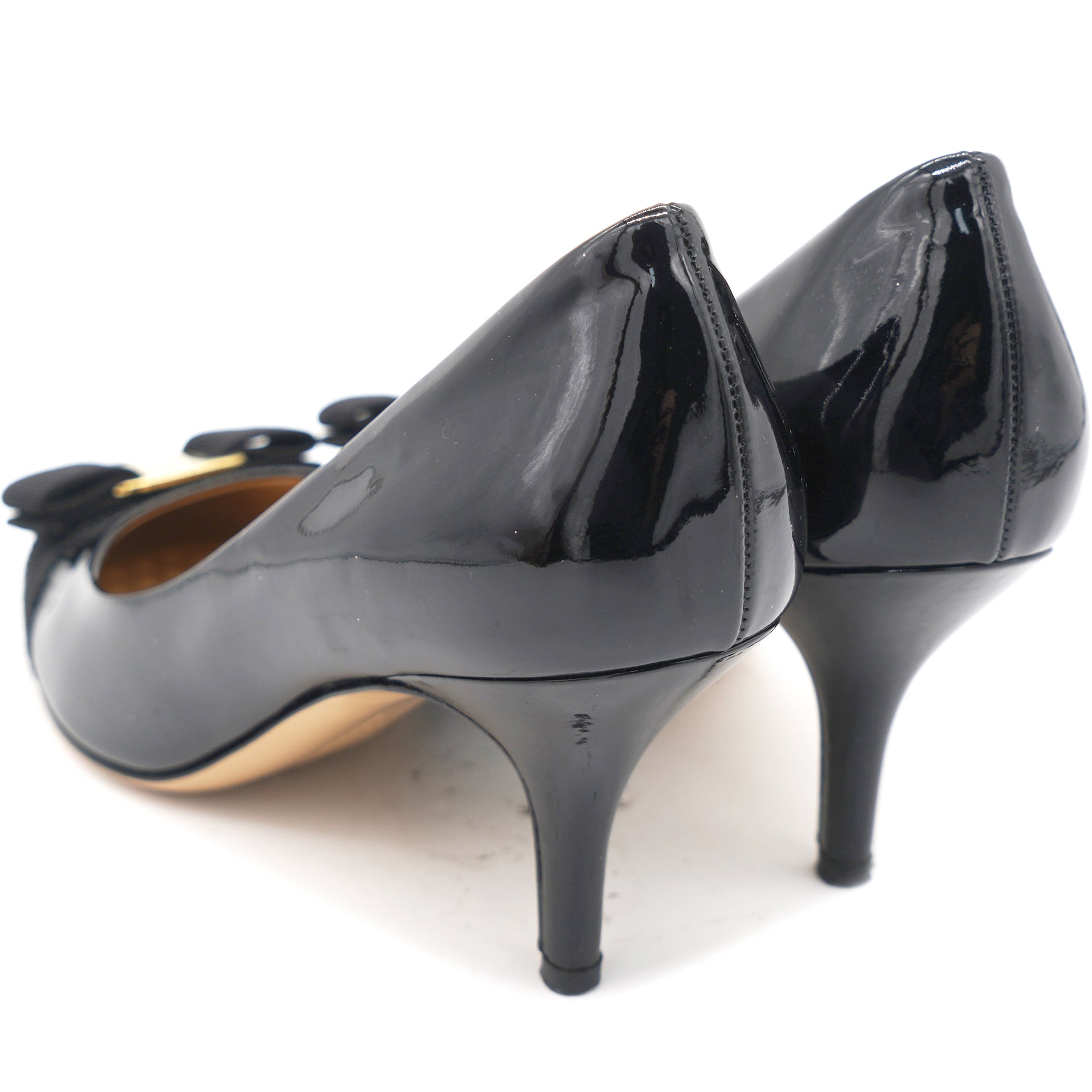 Vara Bow Pump Shoes Black 7/37.5