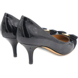 Vara Bow Pump Shoes Black 7/37.5