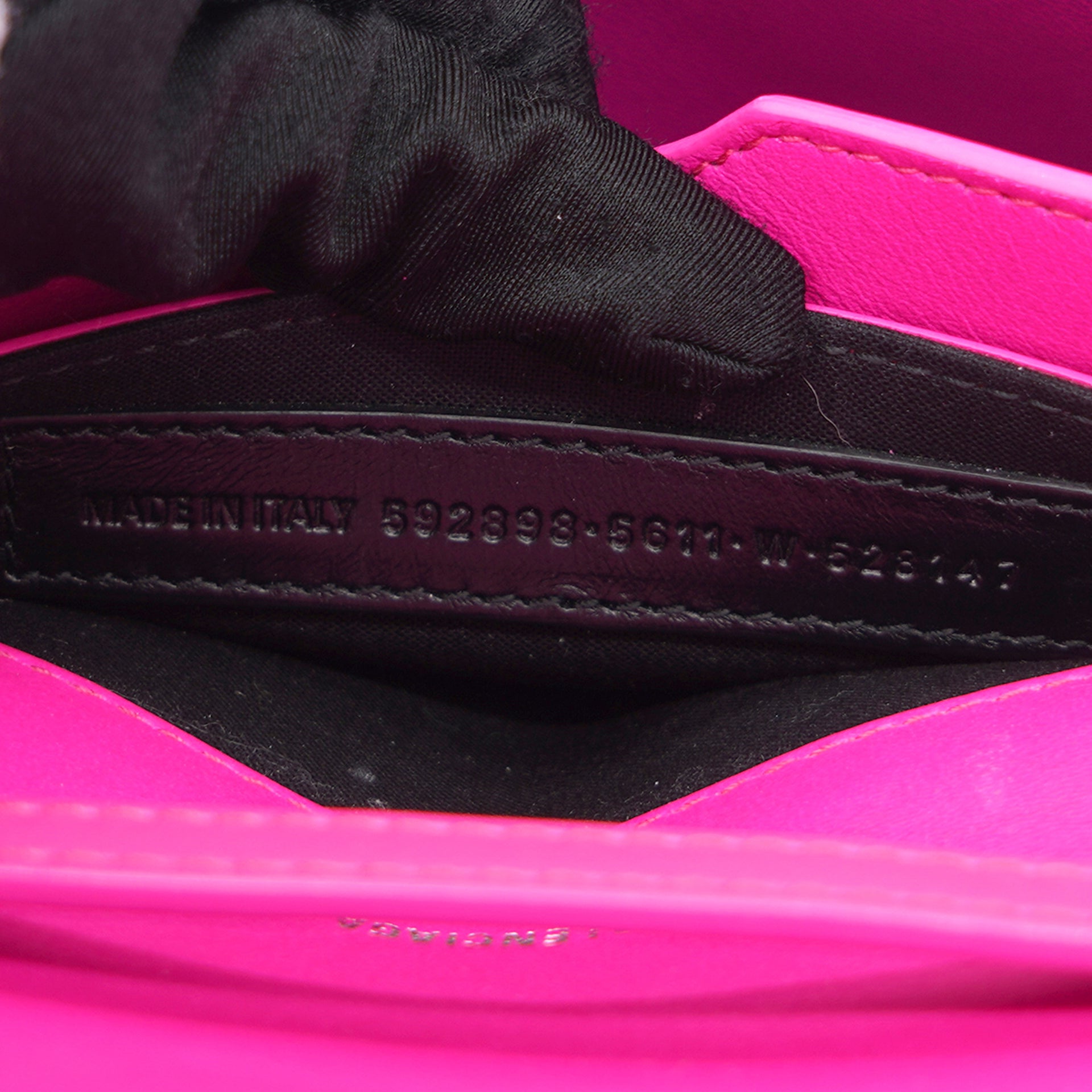 Shiny Box Calfskin Small B Bag Pink