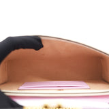 GG Supreme Monogram Les Pommes Mini Padlock Shoulder Bag Pink