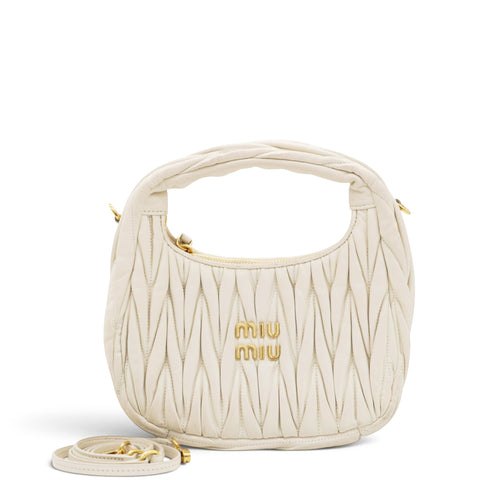 Wander Matelasse Nappa Leather Hobo Bag Small